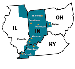 East-Region-Map