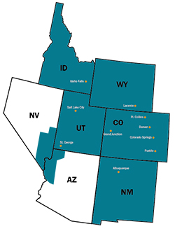 West-Region-Map